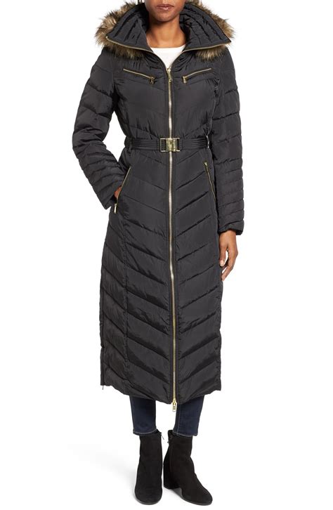 michael kors long jacket women's|michael kors padded jackets women.